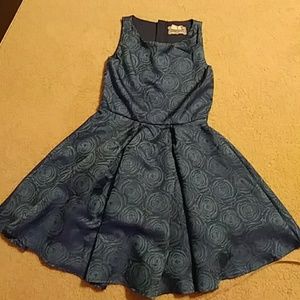 fit and flare floral dress size 12 girls
